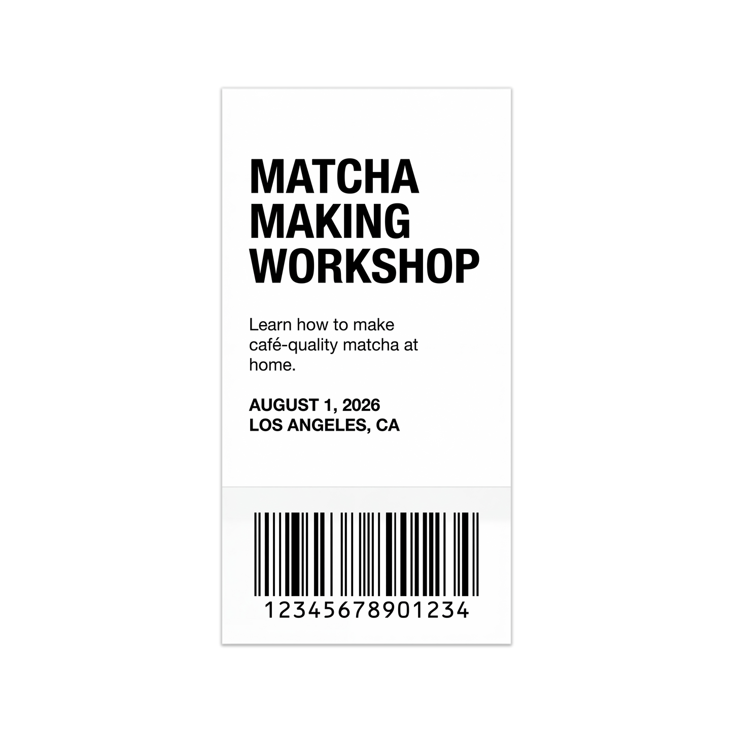 Matcha Making Workshop: The Kachi Method - LA Ticket
